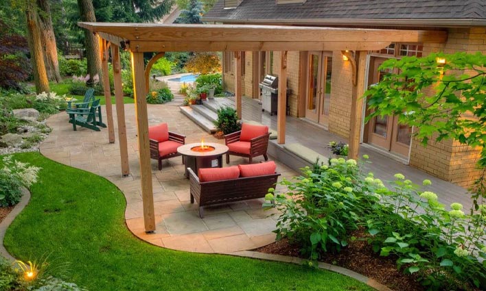 Living Room Courtyard Work